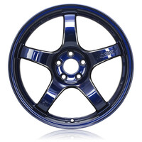 Gram Lights 57CR 17x9.0 +38 5-100 Eternal Blue Wheel (Minimum Order Qty 20)