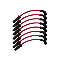 Granatelli 99-23 GM Truck/SUV V8 (Excl 8.1L) Hi-Perf Coil-Near-Plug Wire Conn Kit w/9in Lead - Red