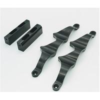 Granatelli 6 Volt OPTIMA Billet Battery Tray Set - Anodized Black