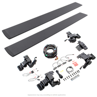 Go Rhino 19-23 Chev Silverado 1500 & 20-23 25/3500HD CC 4dr E-BOARD E1 Running Board Kit - Tex. Blk