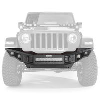 Go Rhino 07-20 Jeep Wrangler JL/JLU/JK/JKU/Gladiator JT Rockline Full Width Bumper