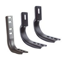 Go Rhino 07-10 Chevrolet Silverado 2500HD/3500HD Brackets for OE Xtreme Cab Length SideSteps