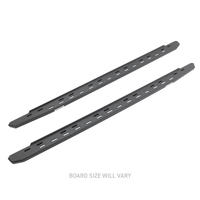 Go Rhino RB30 Slim Line Running Boards 87in. - Bedliner Coating (Boards ONLY/Req. Mounting Brackets)