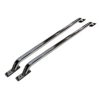 Go Rhino 07-13 Chevrolet Silverado Stake Pocket Bed Rails - Chrome