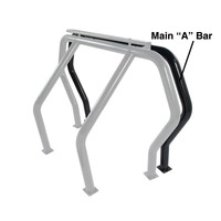 Go Rhino RHINO Bed Bar - Front Main A bar - Black