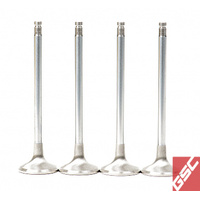 GSC P-D Honda B-Series B16A/B17A/B18C Chrome Alloy Exhaust Valve 28mm Head - 6mm Stem - Set of 8