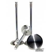 GSC P-D Audi V10 5.2L 27mm Head STD 101.8mm Long Chrome Polished Alloy Exhaust Valve - Set of 10