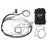 Haltech Elite 1500 Terminated Harness ECU Kit w/ Square EV1 Injector Connectors