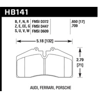 Hawk Audi/Porsche Rear AND ST-40 HP+ Street Brake Pads