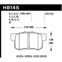 Hawk LTS Street Brake Pads