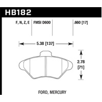 Hawk HP+ Street Brake Pads