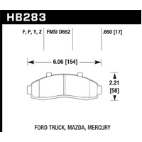 Hawk HPS Street Brake Pads