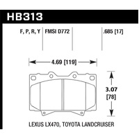 Hawk HPS Street Brake Pads