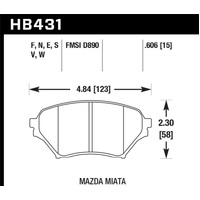 Hawk 01-05 Mazda Miata HPS 5.0 Front Brake Pads