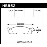 Hawk HPS Street Brake Pads