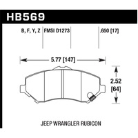 Hawk HPS Street Brake Pads