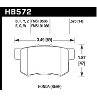 Hawk LTS Street Brake Pads