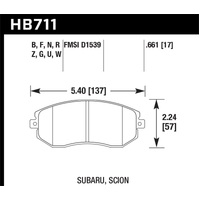 Hawk 13-14 Scion FR-S / 13-14 Subaru BRZ Base 2dr Coupe HPS 5.0 Front Brake Pads