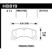 Hawk 11-13 Porsche Cayenne HPS 5.0 Front Brake Pads