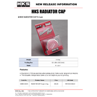 HKS RADIATOR CAP  N-type