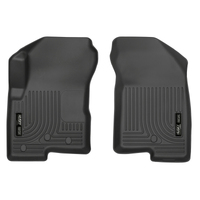 Husky Liners 07-12 Dodge Caliber / 07-12 Jeep Compass WeatherBeater Front Row Black Floor Liners