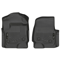 Husky Liners 17 Ford F-250 Super Duty SuperCab WeatherBeater Black Floor Liners