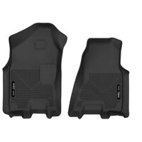 Husky Liners 2019 Ram 1500 Crew Cab WeatherBeater Black Front Row Floor Liners