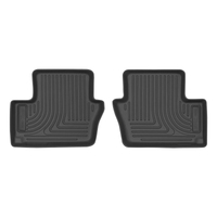 Husky Liners 07-12 Dodge Caliber / 07-14 Jeep Compass WeatherBeater Black 2nd Seat Floor Liners