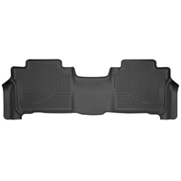 Husky Liners 13-16 Lexus LX570 / 13-16 Toyota Land Cruiser WeatherBeater 2nd Row Black Floor Liners