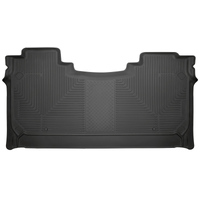 Husky Liners 2019 Ram 1500 Crew Cab WeatherBeater Black Second Row Floor Liners