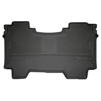 Husky Liners 2019 Ram 1500 CC WeatherBeater 2nd Seat Floor Liners Black (W/O Factory Storage Box)