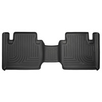 Husky Liners 12-15 Toyota Tacoma Extended Cab WeatherBeater Second Row Black Floor Liners