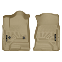 Husky Liners 14 Chevrolet Silverado 1500/GMC Sierra 1500 WeatherBeater Tan Front Floor Liners