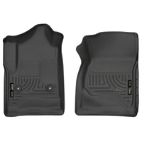 Husky Liners 14 Chevrolet Silverado/GMC Sierra 1500 Weatherbeater Black Front Floor Liners