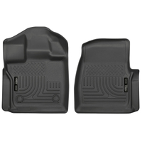 Husky Liners 15-23 Ford F-150 Standard Cab Pickup WeatherBeater Front Black Floor Liners