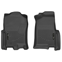 Husky Liners 07-10 Ford Expedition / Lincoln Navigator WeatherBeater Black Front Floor Liners