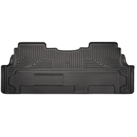 Husky Liners 09-15 Buick Enclave/Chevy Traverse/GMC Acadia WeatherBeater 2nd Row Black Floor Liners