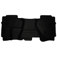 Husky Liners 07-13 Chevrolet Silverado 1500 Ext Cab WeatherBeater Black 2nd Seat Floor Liners