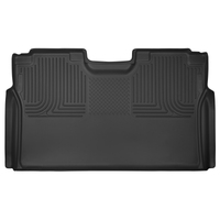 Husky Liners 15-23 Ford F-150 SuperCrew Cab WeatherBeater Black 2nd Seat Floor Liner