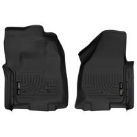 Husky Liners 12-16 Ford F-250/F-350 Standard Cab w/o Trans Case Shifter XAC Black Front Floor Liners