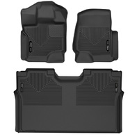 Husky Liners 15-23 Ford F-150 SuperCrew Cab X-Act Contour Front & 2nd Row Seat Floor Liners - Black