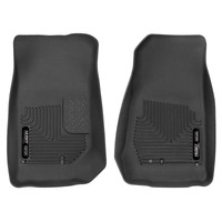 Husky Liners 2007-2014 Jeep Wrangler (2Dr/4Dr Unlimited) X-Act Contour Black Front Floor Liners