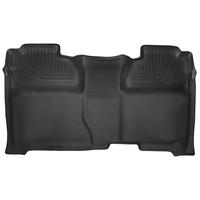 Husky Liners 14-15 Chevy Silverado Crew Cab X-Act Contour Black 2nd Row Floor Liners