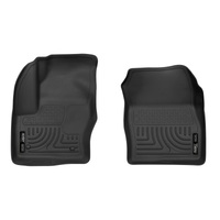 Husky Liners 13-18 Ford C-Max / 13-19 Ford Escape X-act Contour Series Front Floor Liners - Black