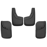 Husky Liners 11-16 Ford F-250 Super Duty/F-350 Super Duty Front and Rear Mud Guards - Black