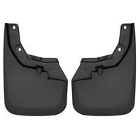 Husky Liners 16-22 Toyota Tacoma w/ OE Fender Flares Custom Molded Front Mud Guards - Black