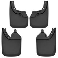 Husky Liners 16-22 Toyota Tacoma w/ OE Fender Flares Front and Rear Mud Guards - Black