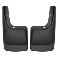 Husky Liners 04-12 Ford F-150/06 Lincoln Mark LT Custom-Molded Rear Mud Guards (w/Flares/Run. Board)