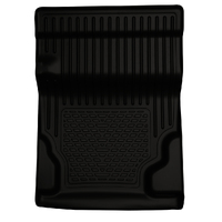 Husky Liners 10-13 GM Escalade/Tahoe/Yukon WeatherBeater Black Walkway Floor Liner (2nd Row Bucket)