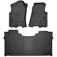 Husky Liners 19 Dodge Ram 1500 Crew Cab Weatherbeater Black Front & 2nd Seat Floor Liners